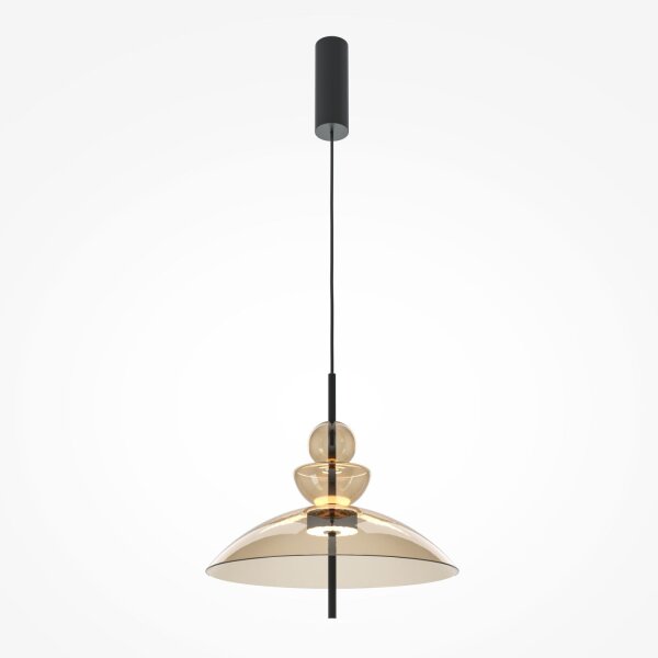 LED Pendelleuchte Cognac Schwarz Ø40 cm 3000 K Up Down
