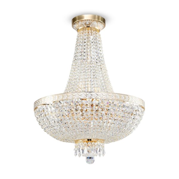 Kronleuchter Klassisch in Gold Ø50 cm E14 8-flammig