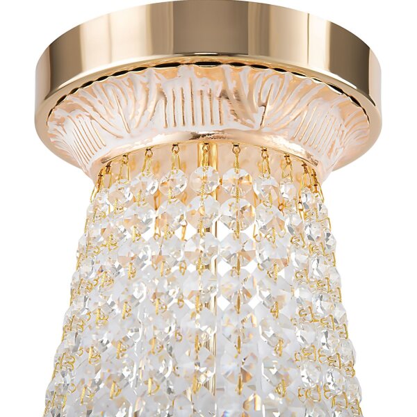Kronleuchter Klassisch in Gold Ø50 cm E14 8-flammig
