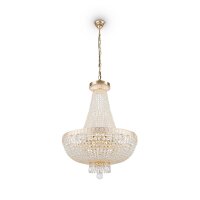 Kronleuchter Klassisch in Gold Ø50 cm E14 8-flammig