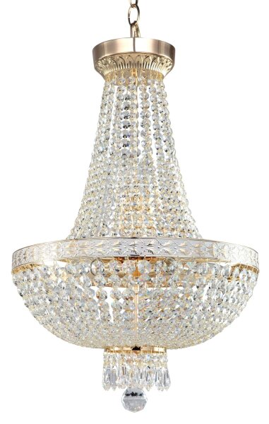 Kronleuchter Klassisch in Gold Ø40 cm E14 6-flammig