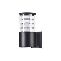 Wandlampe Outdoor Aluminium Schwarz IP54 H:20 cm E27