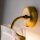 LED Wandleuchte Glas Metall Messing H:27 cm 3000 K 8 W