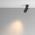 Deckenspot flexibel Aluminium Schwarz L:10 cm GU10