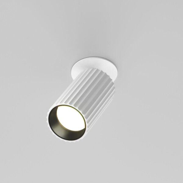 Einbauleuchte verstellbar Aluminium Weiß B:6 cm GU10
