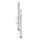 Wandstrahler Aluminium Weiß H:49 cm inkl GU10 4-flammig