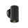 Wandlampe Aluminium Schwarz H:10 cm GU10 Downlight