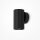 Wandlampe Aluminium Schwarz H:10 cm GU10 Downlight