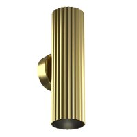 Wandlampe 2-flammig in Messing H:10 cm GU10 Up Down