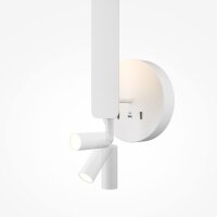 LED Wandlampe Weiß H:51,6 cm 700 lm 3000 K Schalter...