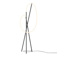 LED Stehlampe Tripod dimmbar Schwarz 162 cm 36 W 3000 K