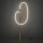 LED Stehlampe Tripod dimmbar Messing 162 cm 36 W 3000 K