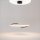 LED Pendelleuchte Schwarz dimmbar L:60 cm 3000-4000 K