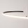 LED Pendelleuchte Schwarz dimmbar L:60 cm 3000-4000 K
