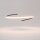 LED Pendelleuchte Schwarz dimmbar L:60 cm 3000-4000 K