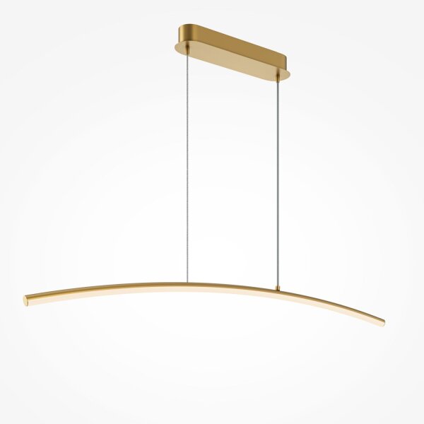 LED Pendelleuchte dimmbar in Messing 98 cm 2600-3500 K