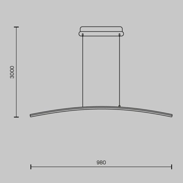 LED Pendelleuchte dimmbar in Messing 98 cm 2600-3500 K