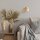Wandlampe Glas Metall Gold H:18 cm E14 2-flammig Modern