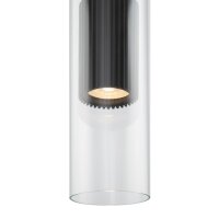 Moderne Pendelleuchte Glas Aluminium Ø8 cm rund GU10