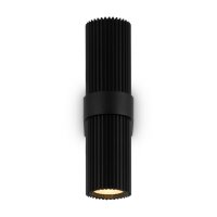 Wandleuchte Up Down Aluminium Schwarz Ø8 cm GU10...