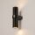 Wandleuchte Up Down Aluminium Schwarz Ø8 cm GU10 Modern