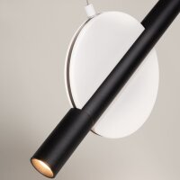 LED Hängelampe Metall Weiß Schwarz L:30 cm...