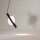 LED Hängelampe Metall Weiß Schwarz L:30 cm 3000 K 5 W