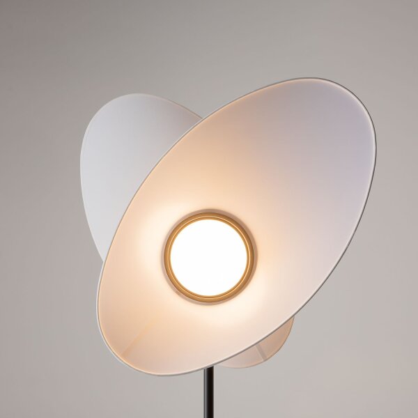LED Stehlampe dimmbar 157,8 cm 3000 K flexibel in Weiß