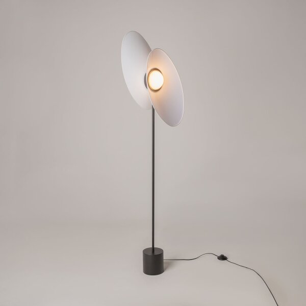 LED Stehlampe dimmbar 157,8 cm 3000 K flexibel in Weiß