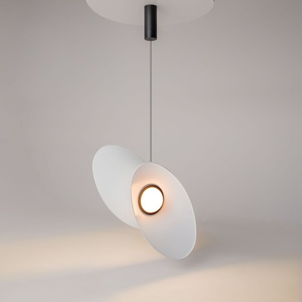 LED Hängelampe Weiß verstellbar L:52 cm 3000 K 500 lm