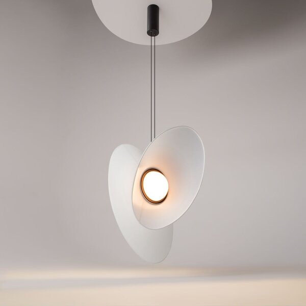 LED Hängelampe Weiß verstellbar L:52 cm 3000 K 500 lm