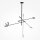 Verstellbare LED Deckenlampe Schwarz L:112,5 cm 3000 K