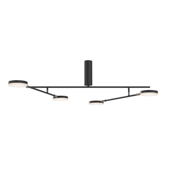 Flexible LED Deckenlampe Schwarz L:115,1 cm 26 W 3000 K