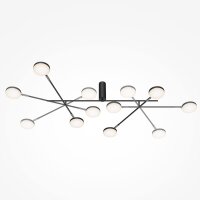 Flexible LED Deckenlampe Schwarz L:115,1 cm 26 W 3000 K