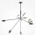 Verstellbare LED Deckenlampe Schwarz L:88,4 cm 3000 K