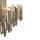 Pendelleuchte Glas Metall Gold Ø48,8 cm E14 Kristall