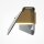 LED Wandleuchte Glas Grau Messing B:43 cm 10 W 3000 K