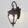 Wandlampe Glas Aluminium Bronze Antik IP44 E27 H:48 cm
