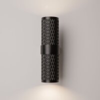 Up Down Wandleuchte Schwarz H:21,7 cm GU10 2-flammig