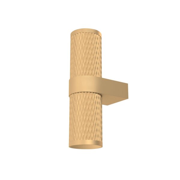 Up Down Wandleuchte in Gold H:21,7 cm GU10 2-flammig
