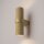Up Down Wandleuchte in Gold H:21,7 cm GU10 2-flammig
