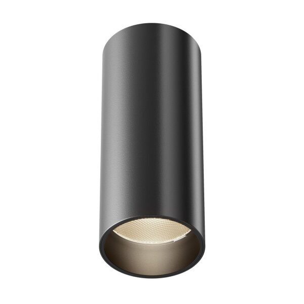 LED Aufbauspot Aluminium Schwarz Ø5,2 cm 3000 K 12 W