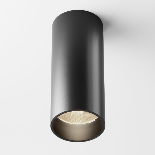 LED Aufbauspot Aluminium Schwarz Ø5,2 cm 3000 K 12 W