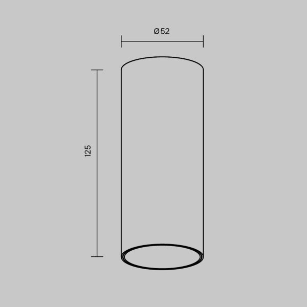 LED Aufbauspot Aluminium Schwarz Ø5,2 cm 3000 K 12 W