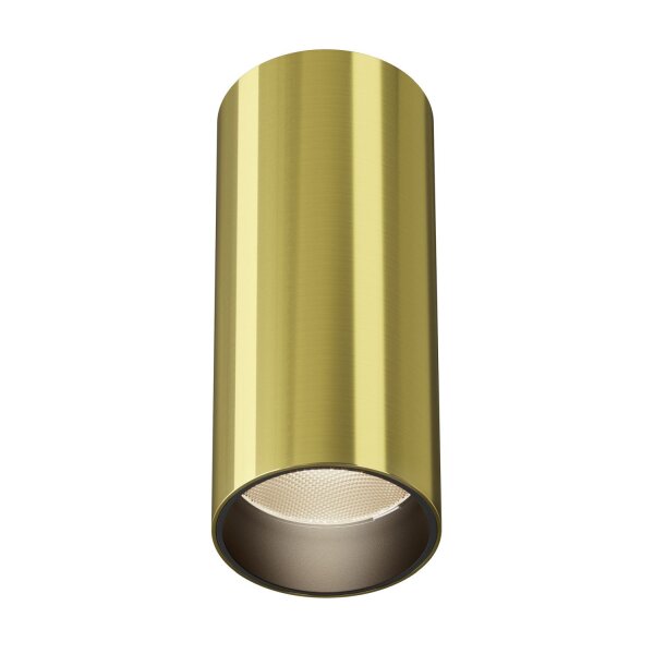 LED Aufbauspot Aluminium in Messing Ø5,2 cm 3000 K 12 W
