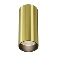 LED Aufbauspot Aluminium in Messing Ø5,2 cm 3000 K...