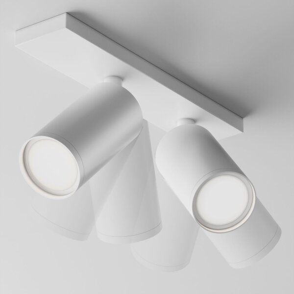 Deckenspot flexibel Weiß 34,4 cm GU10 2-flammig