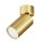 Deckenstrahler Aluminium in Gold flexibel GU10 B:5,2 cm