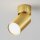 Deckenstrahler Aluminium in Gold flexibel GU10 B:5,2 cm