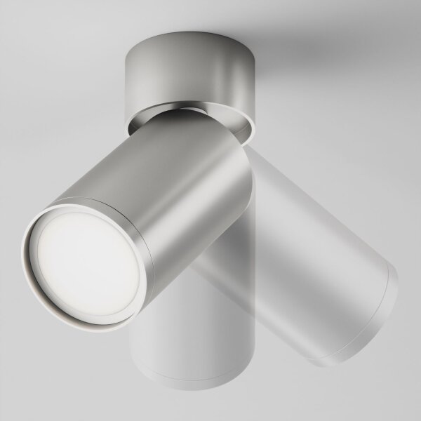 Deckenstrahler Aluminium Silber flexibel GU10 B:5,2 cm